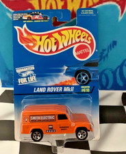 Hot Wheels 1997 Mainline #610 Land Rover MkII Van Orange Large_5SP China