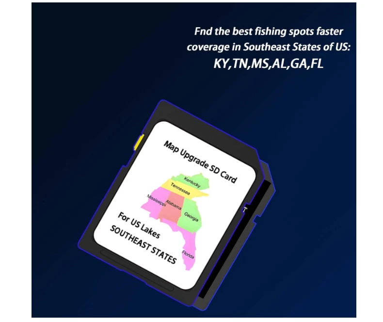 Map SD Card for Fish Finders, Update Southeast States Lakes fit for Helix G3/G3N - Image 4 of 4