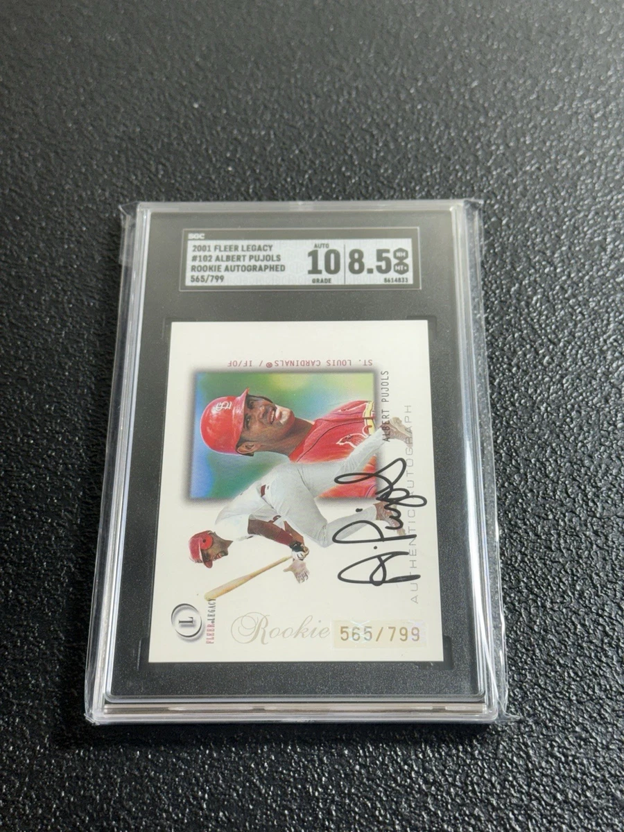 Fleer Albert Pujols Baseball Original Autographed Sports Trading