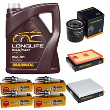 Produktbild - Inspektionspaket 5L 5W-30 für VW Golf VII 1.4 TSI 1.2 Touran Skoda Octavia III