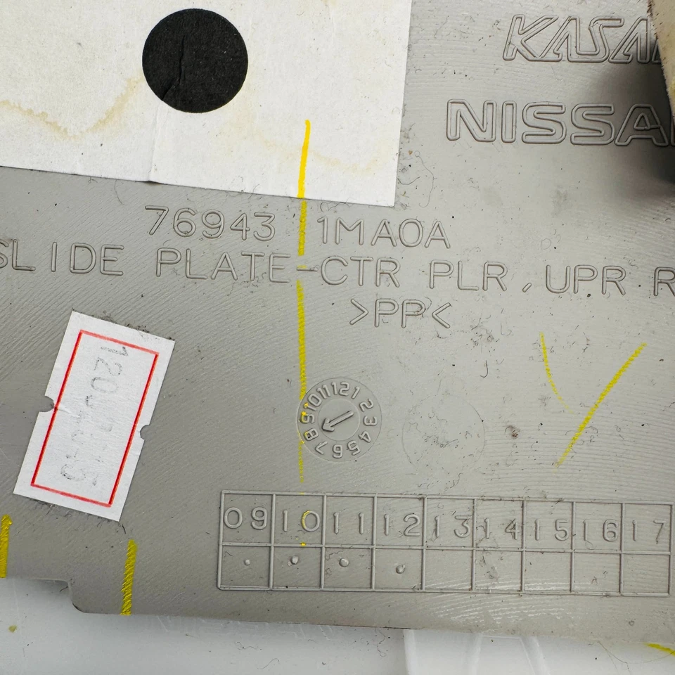 Infiniti M56 M37 Q70 2011-2019 superior derecho pilar B moldura OEM 769431MA0A 127 K Foto 2 de 4