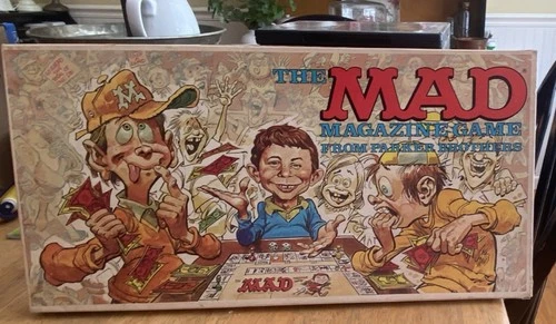 Vintage Parker Brothers The MAD Magazine Board Game Comics Theme  2-4 Players