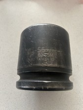 Grey Pneumatic 55mm X 12 Point Short 1-12 Drive Impact Socket 6255m Grey Pneumatic 55mm X 12 Point Short 1-12 Drive Impact Socket 6255m