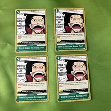 4X One Piece Card Game Strive to Surpass me, Roronoa Zoro!!! OP14-036 NM Presale