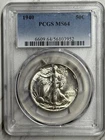 1940 Walking Liberty Half Dollar - 50c PCGS MS64