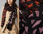 Burberry Scarf Cashmere & Silk  Made in Italy Size 190X70cm