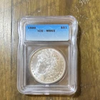 ICG MS65 1889 $1 Morgan Silver Dollar Uncirculated Business Strike Phila