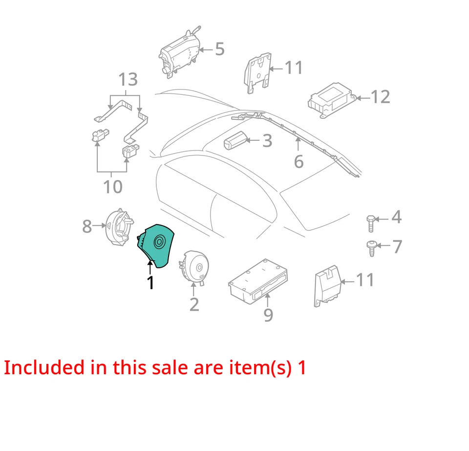 BMW 545 LH 2004-2005 volante airbag fabricante de equipos originales Foto 4 de 4