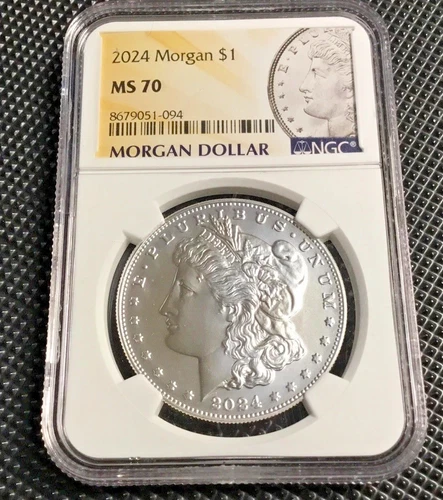 2024 Morgan Commemorative Silver Dollar NGC MS-70 (073)