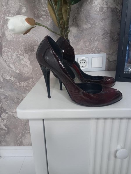 Women Carlo Pazolini Heels Black Leather 36