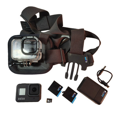 GoPro HERO8 Black Bundle 4K Waterproof Action Camera Works No Display On Screen