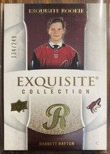 2019-20 Exquisite Collection 2005-06 Retro Rookies #05R-BH Barrett Hayton RC