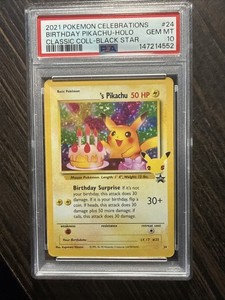 Birthday Pikachu Psa 10 | eBay