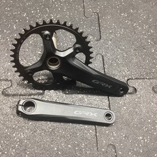Shimano GRX FC-RX610-1 Gravel Crankset 40T 12-Speed, Hollowtech II, 172;5 Black