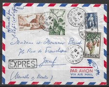 Algeria Oran Letter Express plane 1954 perfect condition