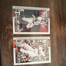 Topps Cody Freeman Texas & Dylan Smith Detroit MLB Rookie Card Lot (2) 2023