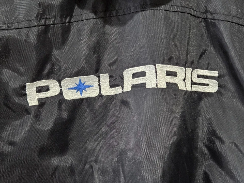 Polaris V.I.P. vintage Chaqueta cortavientos con capucha Snowmobile XL "Fitzmaurice" Foto 4 de 4