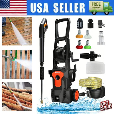 #ad Electric Pressure Washer 5000PSI Max 3.6 GPM Power Washer Cleaning Machine New $103.99