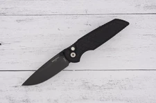 Pro-Tech Integrity Manual Black Reptile Textured Handle S35VN - NYCKS 2025