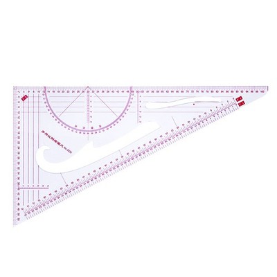 Multi-function Triangular Scale Ruler Measure Plastic Dressmaking Tailor SewiAP