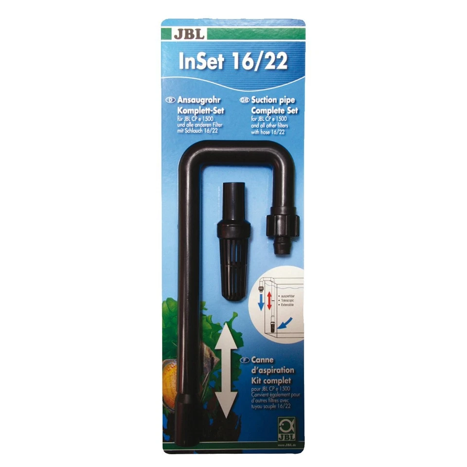 JBL Inset-Ansaugset pour Filtre Extérieur 16/22 e1501/1 Aquarium Aspiration - Photo 1/1