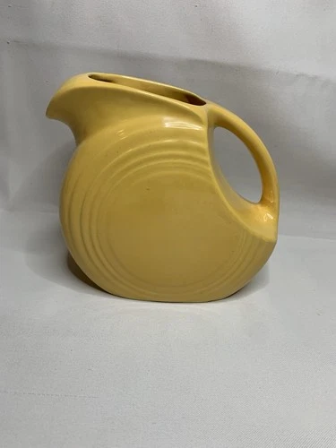 Fiestaware Mini Disk Pitcher Creamer 6" Yellow Marigold