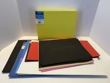 Lot Of 24 Craft Foam Sheets, Different Sizes And Colors