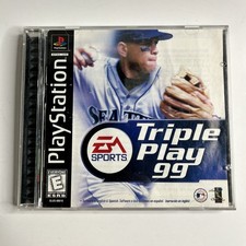 Triple Play 99 (PlayStation 1 PS1) COMPLETE W/ MANUAL & TESTED