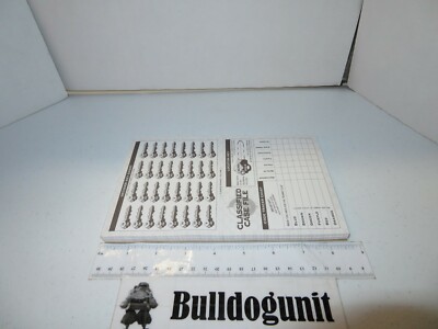 1994 Spy Quest Board Game Decoder Key Chart Case File Paper Pad Part Only Dream 