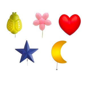 Lufttballon Herz Ikea Kinderlampe Wandlampe Smila Blume Stern
