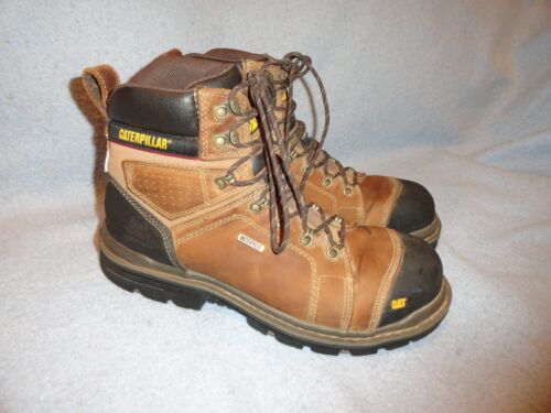 Men's Caterpillar 6" Precision Waterproof Composite Toe Work Boot  Wheat 90808