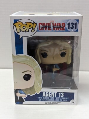 Funko Pop! Vinyl: Marvel Civil War Captain America - Agent 13 #131 new ...