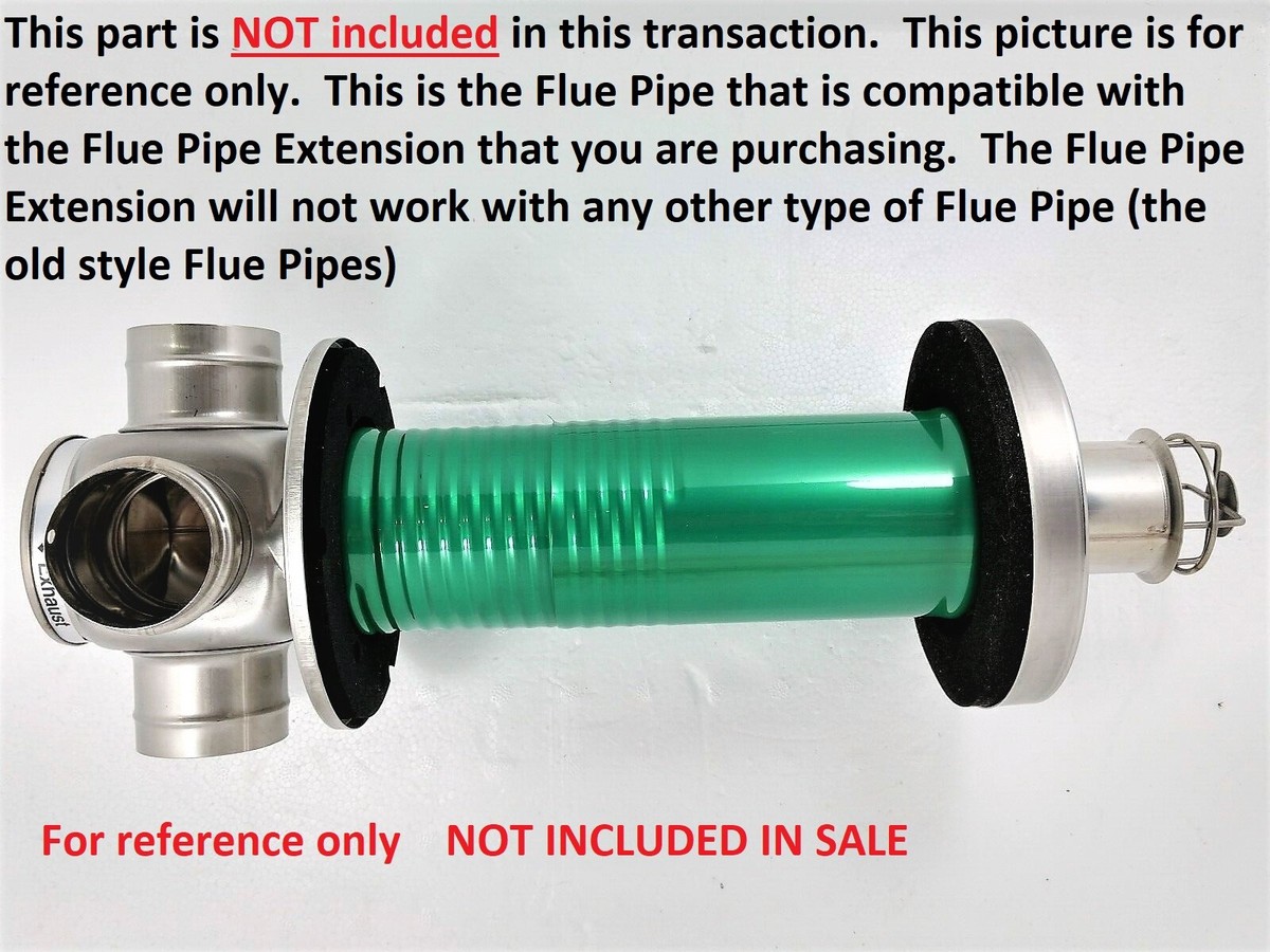 Laser Heater Parts # 20479875 Extra Long Extension Flue Pipe Toyostove  Laser 73 | eBay