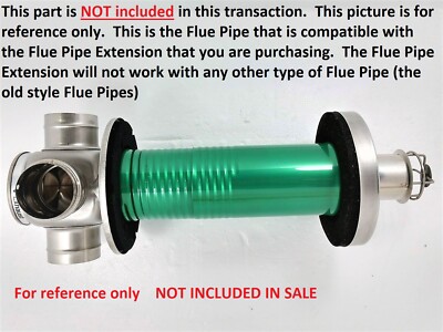 Laser Heater Parts # 20479873 Medium Flue Pipe Extension Toyostove 13-16  Wall | eBay