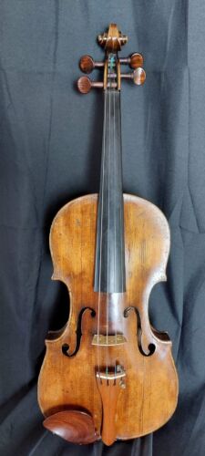 Old German violin 4/4 probably 1850 / false scroll graft. - Picture 1 of 10