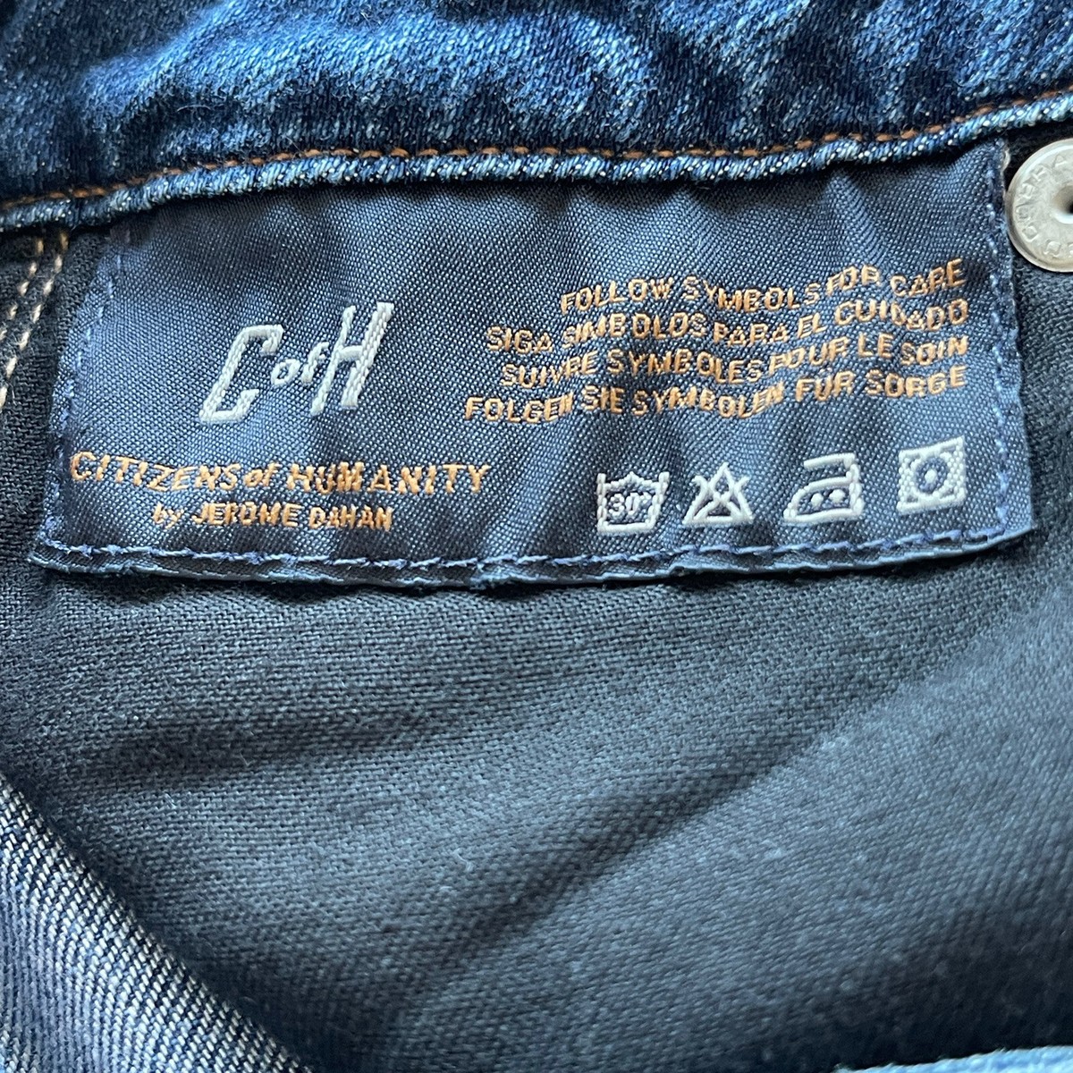 Jean CITIZENS OF HUMANITY Gris Vieilli Taille Basse - Taille 27 Slim/skinny - Neuf Avec étiquettes