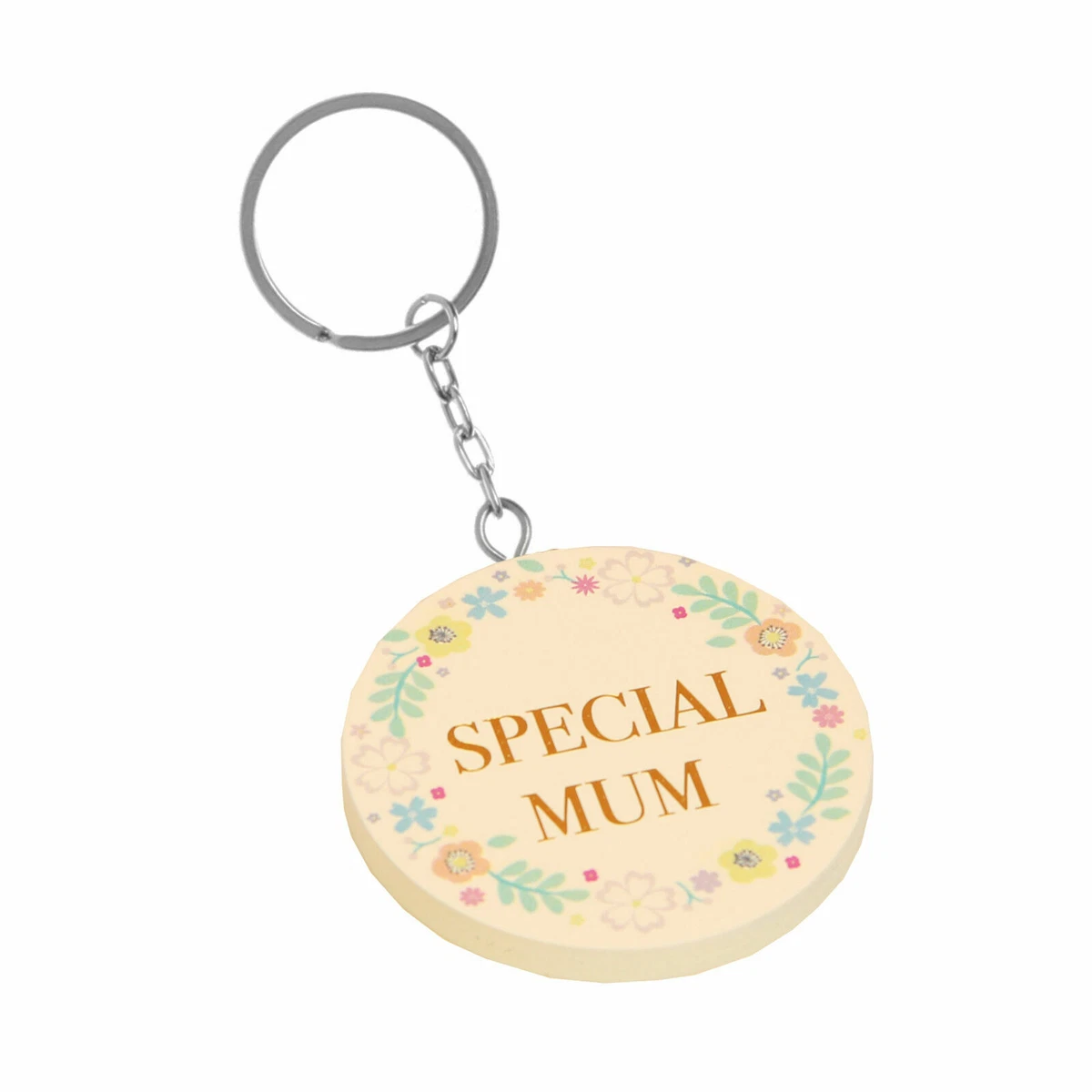 Portachiavi Regalo Per Mamma – Inciso “Grazie Mamma Ti Voglio Bene” – Acciaio Inossidabile, Con Sacchettino - 2