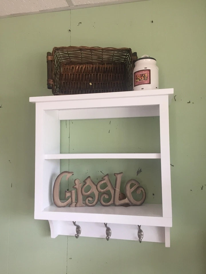 2 estantes cubby toallero o perchero 22" de ancho Foto 2 de 4