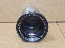 Vintage GoldE Chicago ~ 5 inch E.F f/3.5 Coated OEM Anastigmat Projection Lens