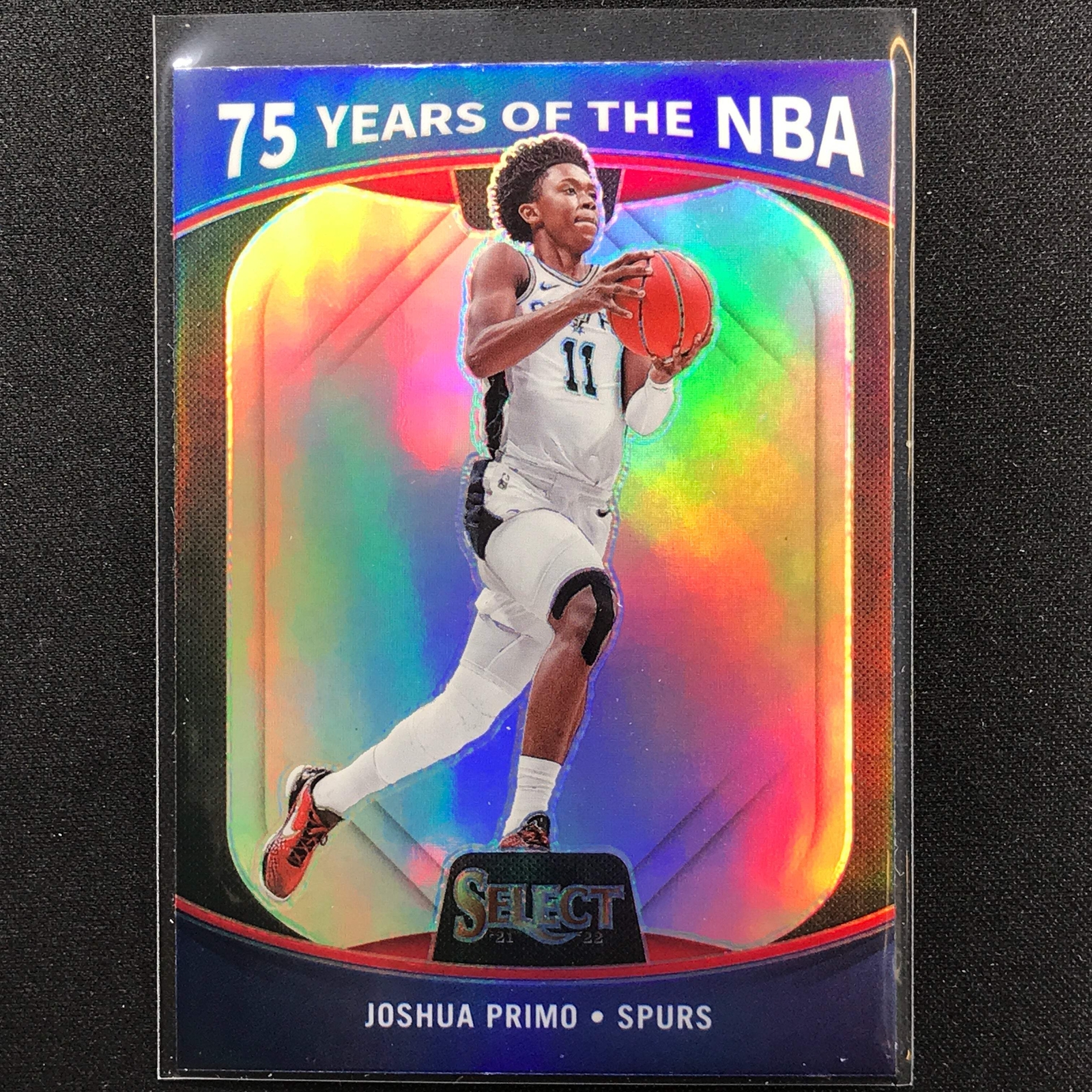 2021-22 Select JOSHUA PRIMO Rookie 75 Years of the NBA Silver Prizm #75