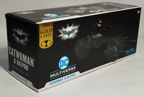 McFARLANE DC COMICS DARK KNIGHT RISES 14" BATPOD & 7" CATWOMAN FIGURE SET SEALED - Picture 15 of 24