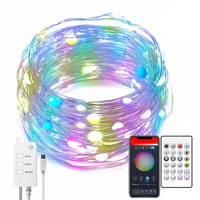 M2 OUTLET Smart LED Lichterkette RGB Innen 10 Meter WIFI SMART Alexa Google Home TUYA