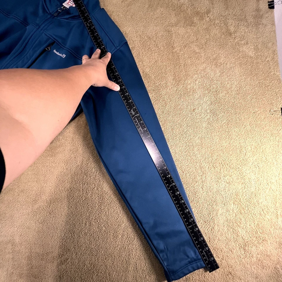 Chaqueta de manga larga Avalanche Outdoor cremallera completa caparazón suave, color: verde, talla: L  Foto 4 de 4