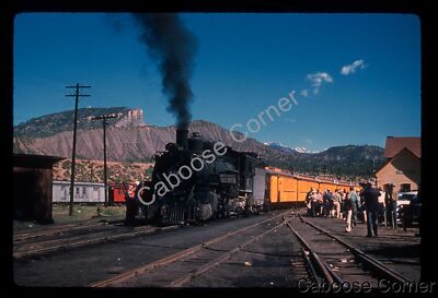 D&RGW Eisenbahn #493 mit Ausflugszug 35mm Ektachrom Dia Al Chione C2-37