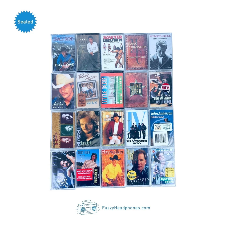 20 SEALED Country Cassette Tapes #1: Tritt McGraw Tippin Clint Black Lonestar - Image 2 of 3