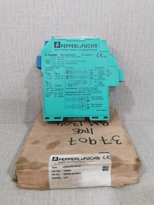 PEPPERL+FUCHS K-System KFD2-SR2-Ex2.W Part No.132960- NEW WITH FILTHY BOX