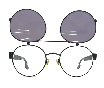 Vintage Giorgio Armani Eyeglasses Frame 657 706 Black with  display picture 3