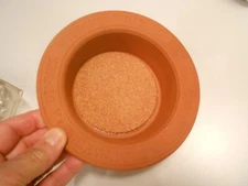 DINNER W/O WINE IS LIKE A DAY CLAY BOTTLE HOLDER CORK BASE 6 1/2" X 2"