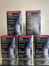 True Metrix Blood Glucose Test Strips 250 CT 5 BOXES EXP 05/2027. FREE SHIP