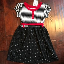 Brooke Lindsay Collection Striped and Polka Dotty Dress Size 5 6 10 YOU CHOOSE 